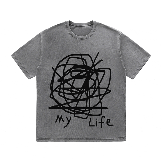 RDMCLOTHINGART tapestry hoodie SLOGAN HEAVY COTTON TEES-9581