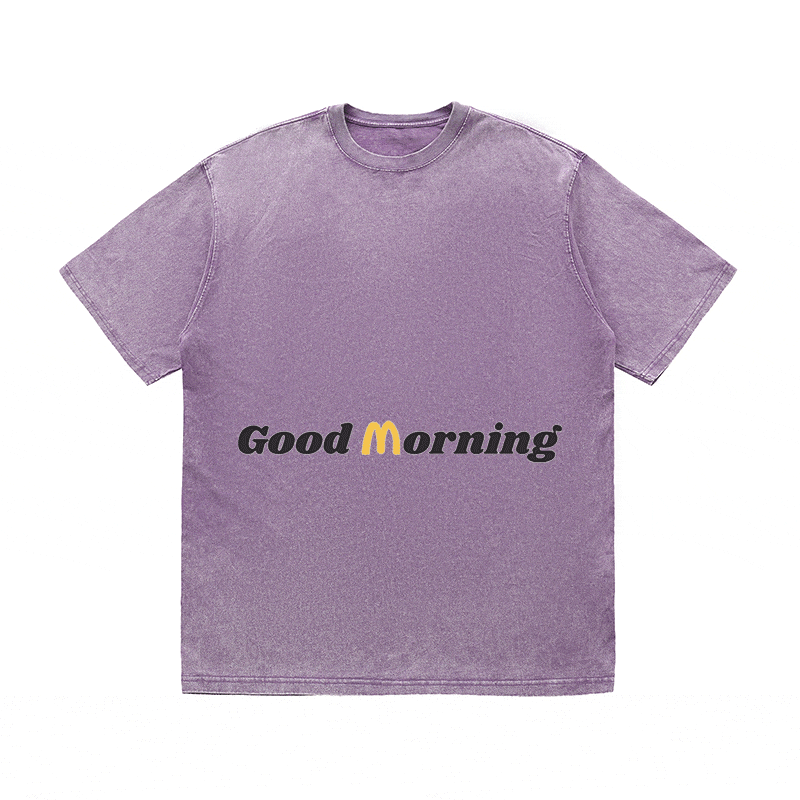 RDMCLOTHINGART tapestry hoodie SLOGAN HEAVY COTTON TEES-9589