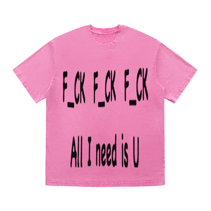 RDMCLOTHINGART tapestry hoodie SLOGAN HEAVY COTTON TEES-9598