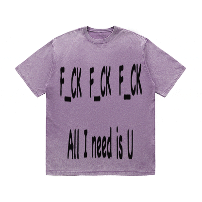 RDMCLOTHINGART tapestry hoodie SLOGAN HEAVY COTTON TEES-9598