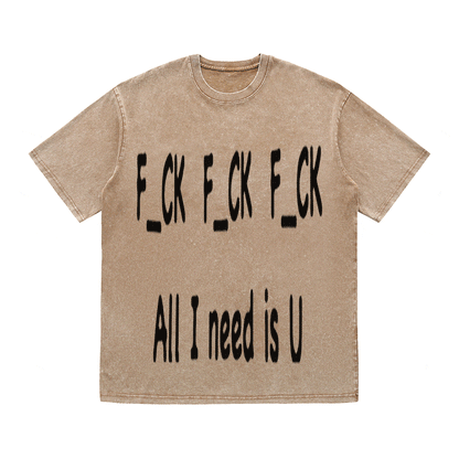 RDMCLOTHINGART tapestry hoodie SLOGAN HEAVY COTTON TEES-9598