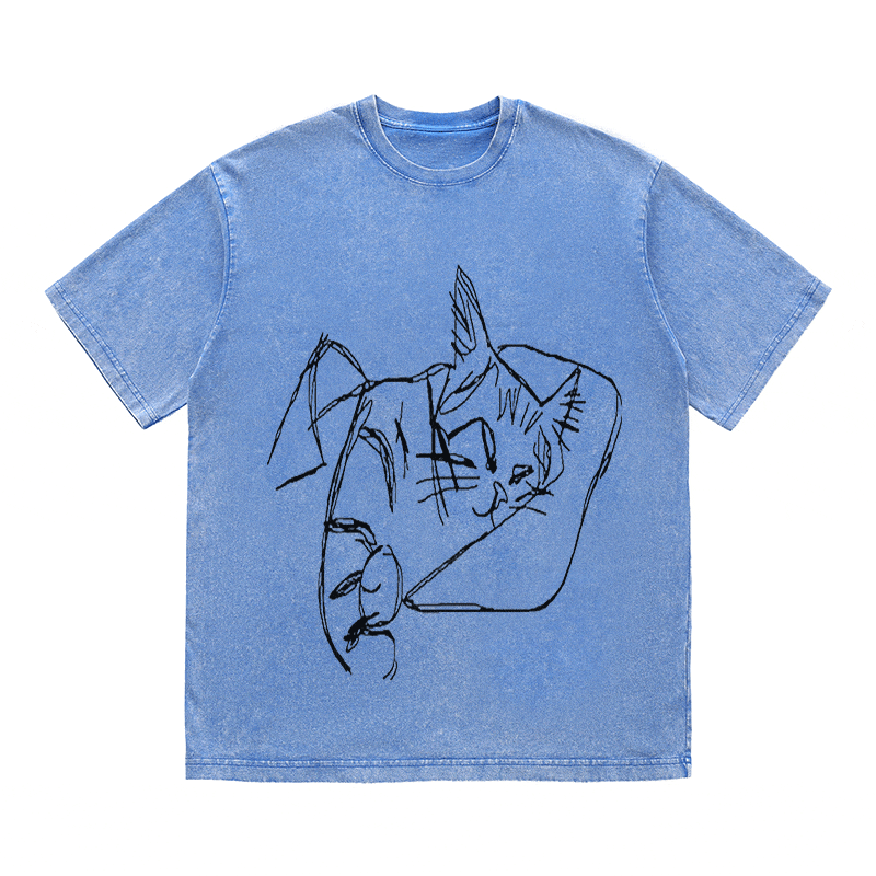 RDMCLOTHINGART tapestry hoodie SLOGAN HEAVY COTTON TEES-9599