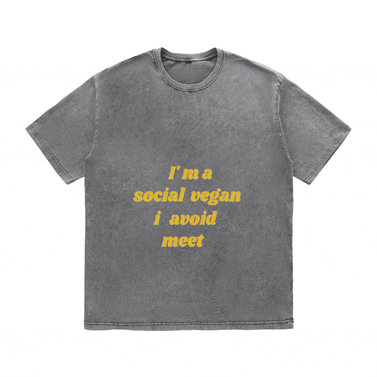 RDMCLOTHINGART tapestry hoodie SLOGAN HEAVY COTTON TEES-9602