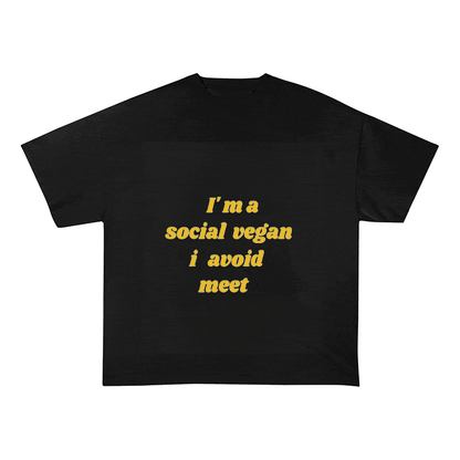 RDMCLOTHINGART tapestry hoodie SLOGAN HEAVY COTTON TEES-9602