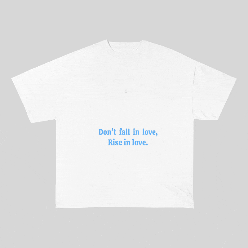 RDMCLOTHINGART tapestry hoodie SLOGAN HEAVY COTTON TEES-9604