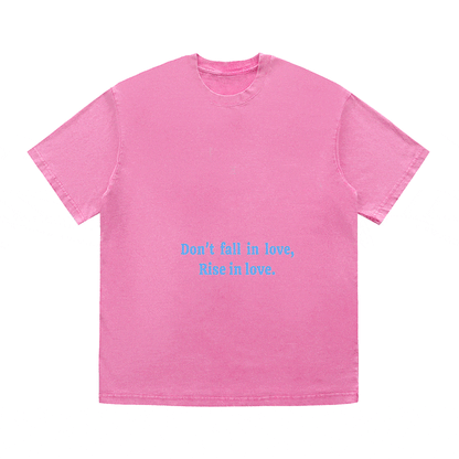 RDMCLOTHINGART tapestry hoodie SLOGAN HEAVY COTTON TEES-9604