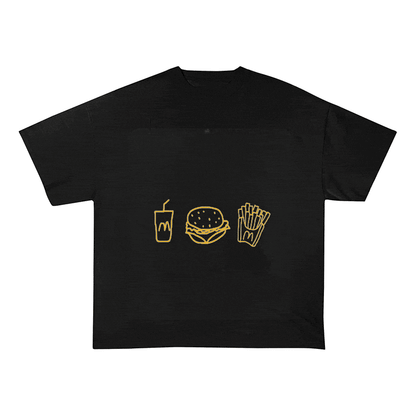 RDMCLOTHINGART tapestry hoodie SLOGAN HEAVY COTTON TEES-9606