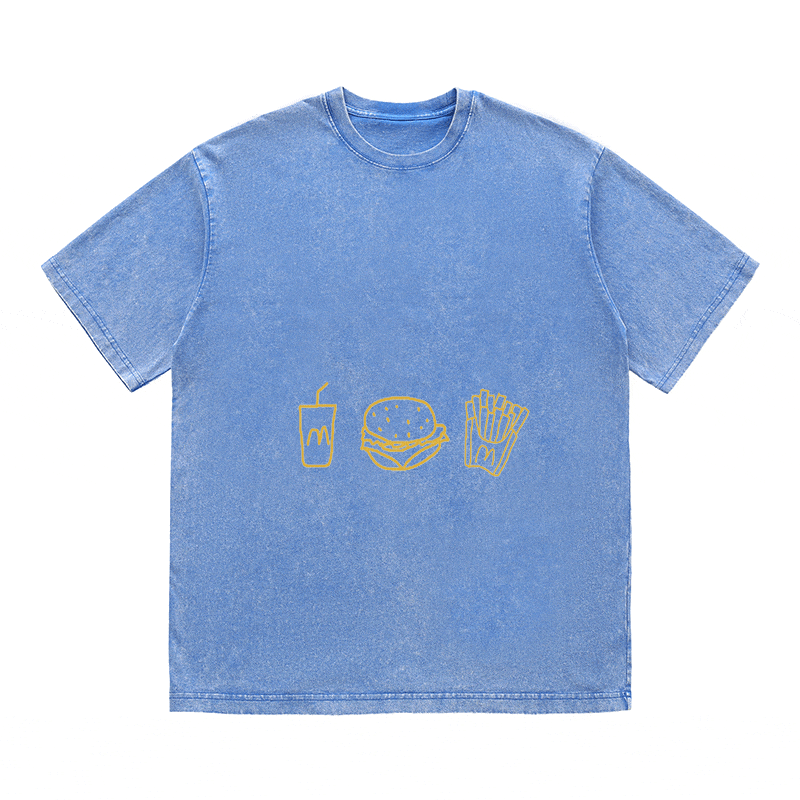 RDMCLOTHINGART tapestry hoodie SLOGAN HEAVY COTTON TEES-9606