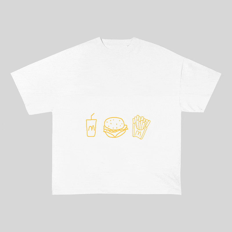 RDMCLOTHINGART tapestry hoodie SLOGAN HEAVY COTTON TEES-9606