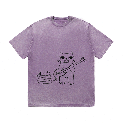 RDMCLOTHINGART tapestry hoodie SLOGAN HEAVY COTTON TEES-9607