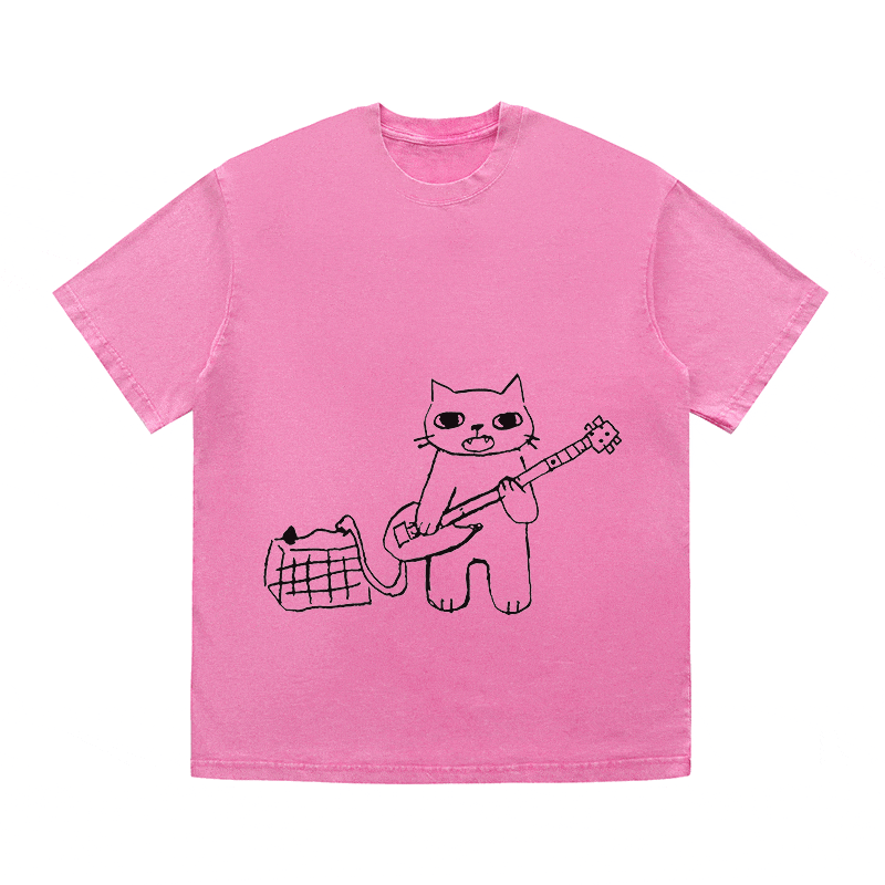 RDMCLOTHINGART tapestry hoodie SLOGAN HEAVY COTTON TEES-9607