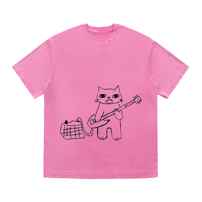 RDMCLOTHINGART tapestry hoodie SLOGAN HEAVY COTTON TEES-9607