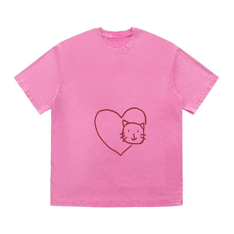 RDMCLOTHINGART tapestry hoodie SLOGAN HEAVY COTTON TEES-9608