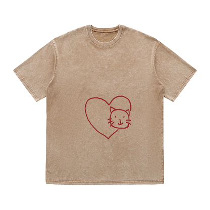 RDMCLOTHINGART tapestry hoodie SLOGAN HEAVY COTTON TEES-9608