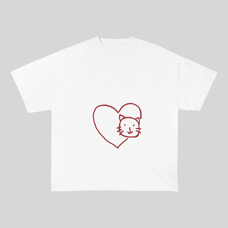 RDMCLOTHINGART tapestry hoodie SLOGAN HEAVY COTTON TEES-9608