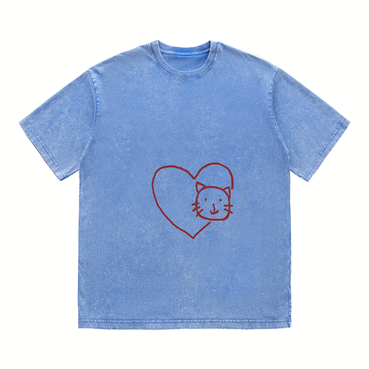 RDMCLOTHINGART tapestry hoodie SLOGAN HEAVY COTTON TEES-9608