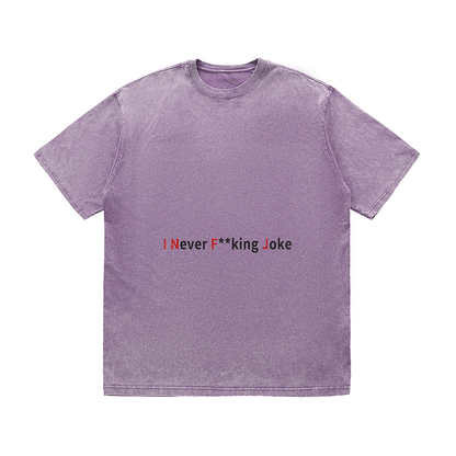 RDMCLOTHINGART tapestry hoodie SLOGAN HEAVY COTTON TEES-9611