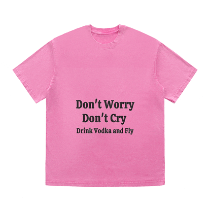 RDMCLOTHINGART tapestry hoodie SLOGAN HEAVY COTTON TEES-9612