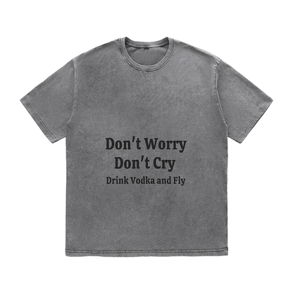 RDMCLOTHINGART tapestry hoodie SLOGAN HEAVY COTTON TEES-9612