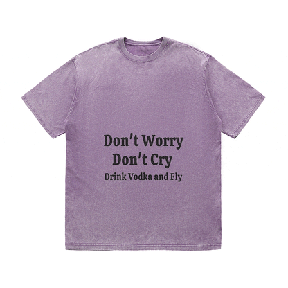RDMCLOTHINGART tapestry hoodie SLOGAN HEAVY COTTON TEES-9612