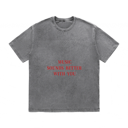 RDMCLOTHINGART tapestry hoodie SLOGAN HEAVY COTTON TEES-9615