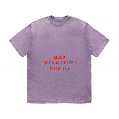 RDMCLOTHINGART tapestry hoodie SLOGAN HEAVY COTTON TEES-9615