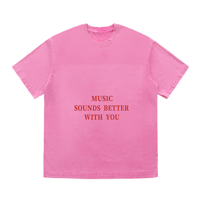 RDMCLOTHINGART tapestry hoodie SLOGAN HEAVY COTTON TEES-9615