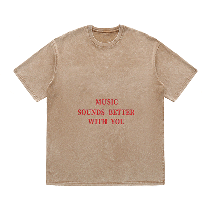RDMCLOTHINGART tapestry hoodie SLOGAN HEAVY COTTON TEES-9615