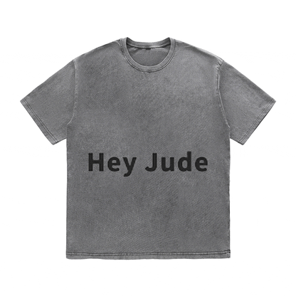 RDMCLOTHINGART tapestry hoodie SLOGAN HEAVY COTTON TEES-9626
