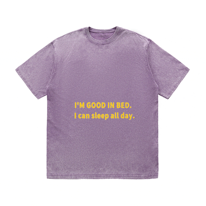 RDMCLOTHINGART tapestry hoodie SLOGAN HEAVY COTTON TEES-9629