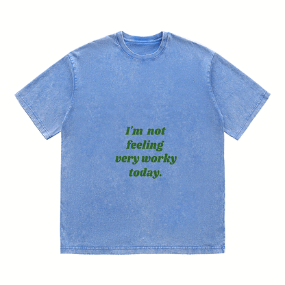 RDMCLOTHINGART tapestry hoodie SLOGAN HEAVY COTTON TEES-9632