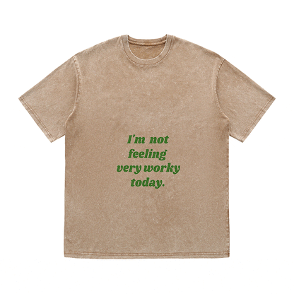 RDMCLOTHINGART tapestry hoodie SLOGAN HEAVY COTTON TEES-9632