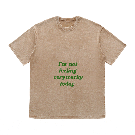 RDMCLOTHINGART tapestry hoodie SLOGAN HEAVY COTTON TEES-9632