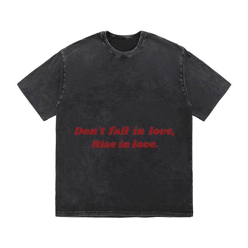 RDMCLOTHINGART tapestry hoodie SLOGAN HEAVY COTTON TEES-9635