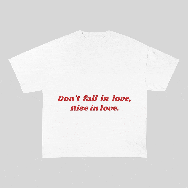 RDMCLOTHINGART tapestry hoodie SLOGAN HEAVY COTTON TEES-9635