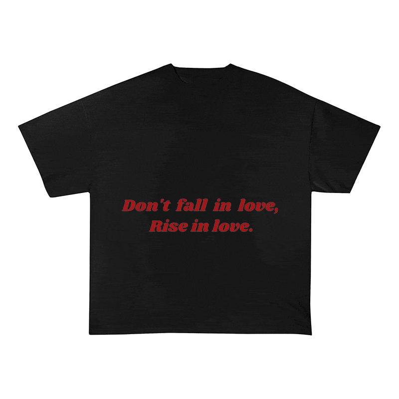 RDMCLOTHINGART tapestry hoodie SLOGAN HEAVY COTTON TEES-9635