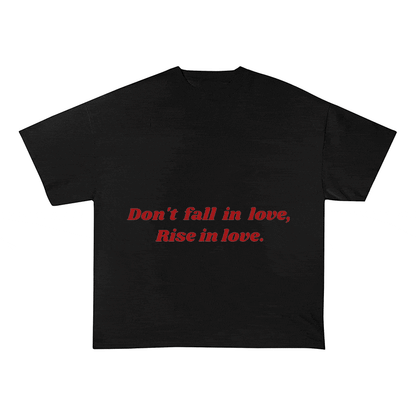 RDMCLOTHINGART tapestry hoodie SLOGAN HEAVY COTTON TEES-9635