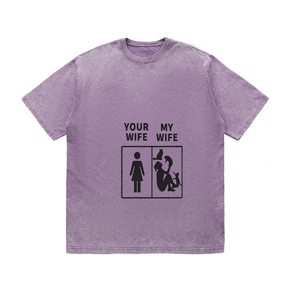 RDMCLOTHINGART tapestry hoodie SLOGAN HEAVY COTTON TEES-9636