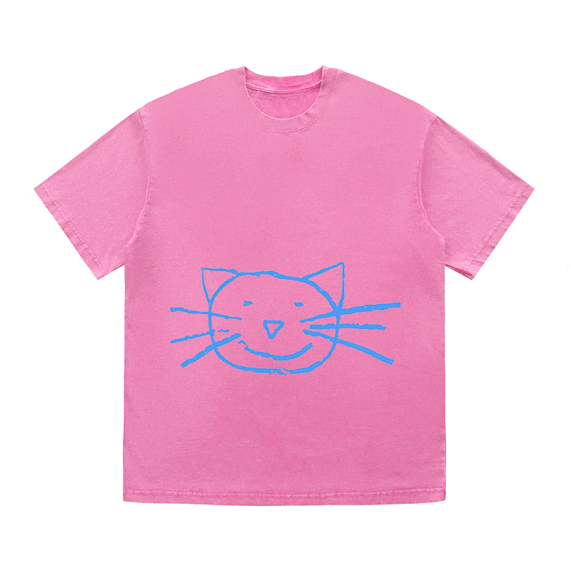 RDMCLOTHINGART tapestry hoodie SLOGAN HEAVY COTTON TEES-9637