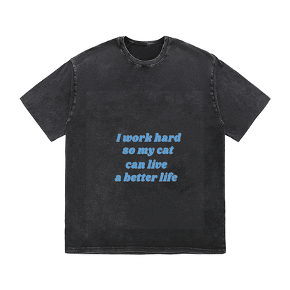 RDMCLOTHINGART tapestry hoodie SLOGAN HEAVY COTTON TEES-9639