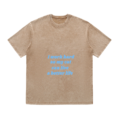 RDMCLOTHINGART tapestry hoodie SLOGAN HEAVY COTTON TEES-9639