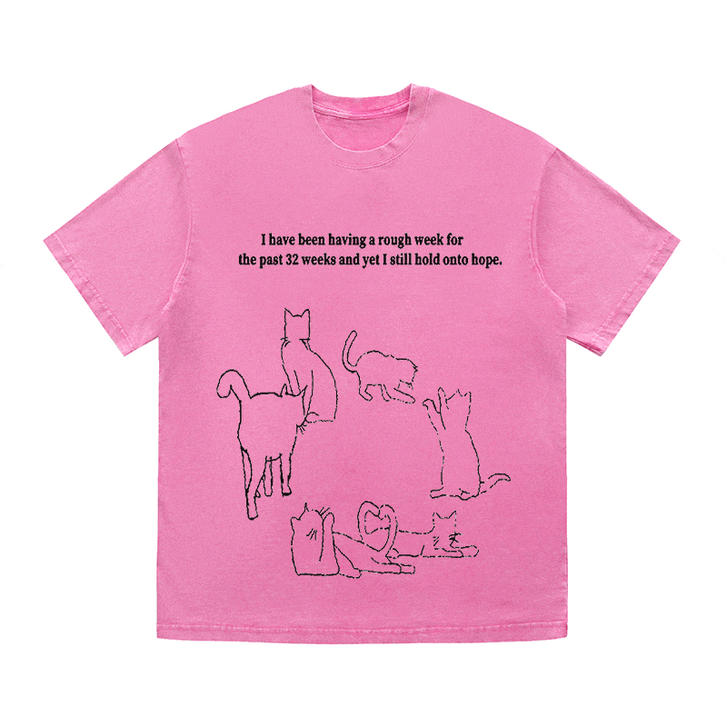 RDMCLOTHINGART tapestry hoodie SLOGAN HEAVY COTTON TEES-9640