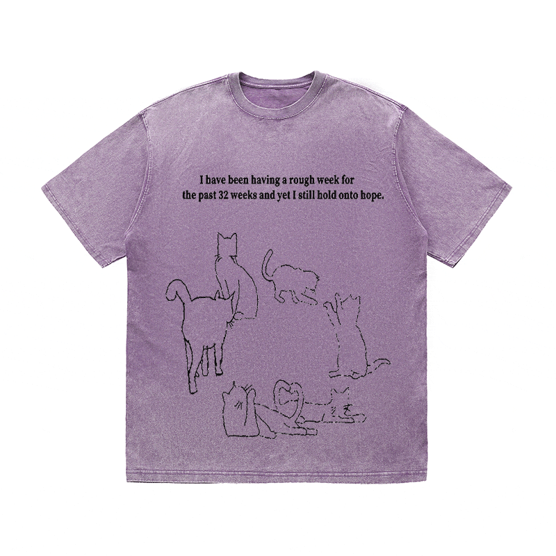 RDMCLOTHINGART tapestry hoodie SLOGAN HEAVY COTTON TEES-9640