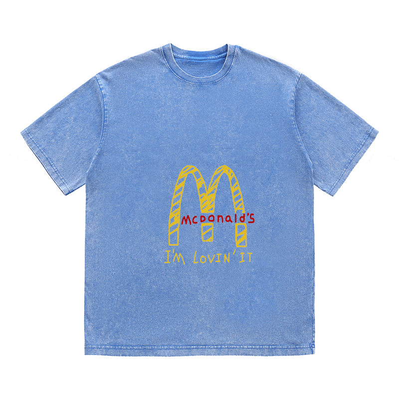 RDMCLOTHINGART tapestry hoodie SLOGAN HEAVY COTTON TEES-9648