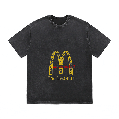 RDMCLOTHINGART tapestry hoodie SLOGAN HEAVY COTTON TEES-9648