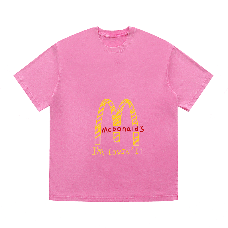 RDMCLOTHINGART tapestry hoodie SLOGAN HEAVY COTTON TEES-9648