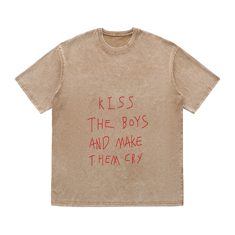 RDMCLOTHINGART tapestry hoodie SLOGAN HEAVY COTTON TEES-9650