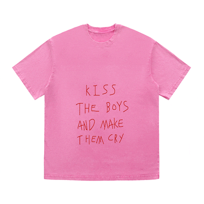 RDMCLOTHINGART tapestry hoodie SLOGAN HEAVY COTTON TEES-9650