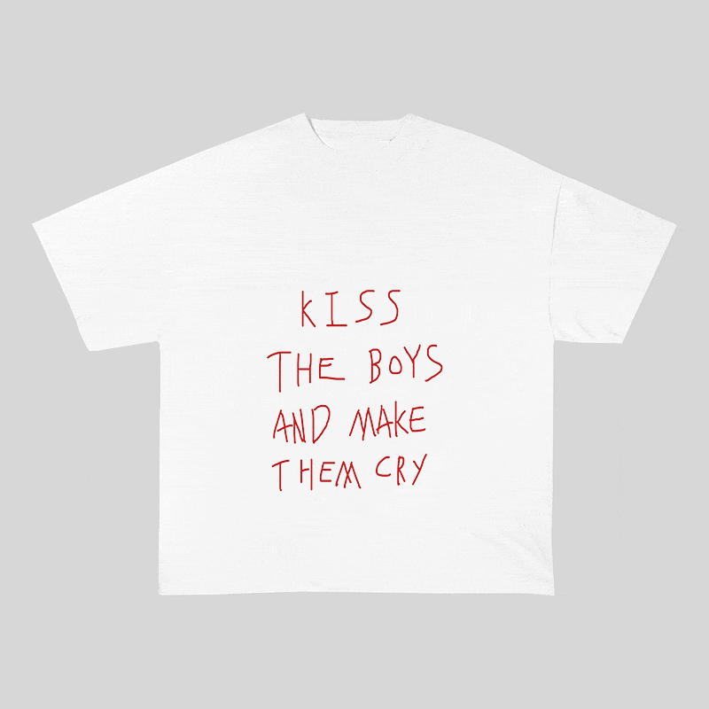 RDMCLOTHINGART tapestry hoodie SLOGAN HEAVY COTTON TEES-9650