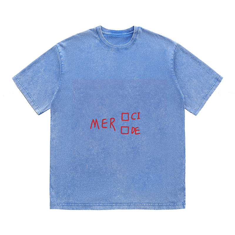 RDMCLOTHINGART tapestry hoodie SLOGAN HEAVY COTTON TEES-9653